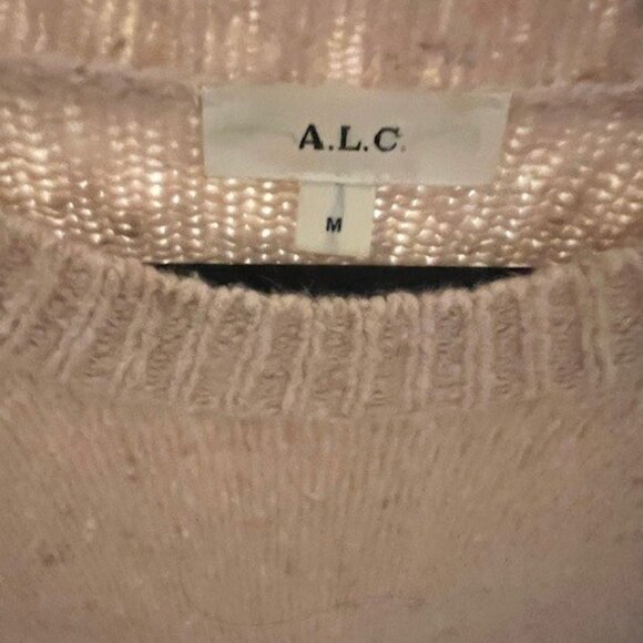 A.L.C. Kari Sweater in Cream/Blush - Size Medium - Picture 6 of 12